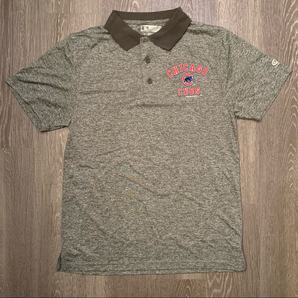 Chicago Cubs MLB Genuine Merchandise By True Fan Polo Shirt Men's Size Medium